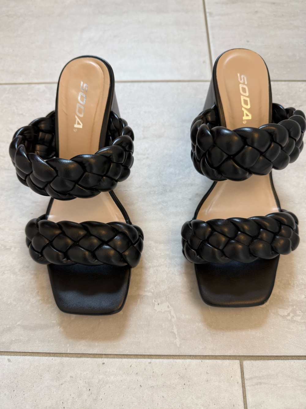 Soda Braided Sandals